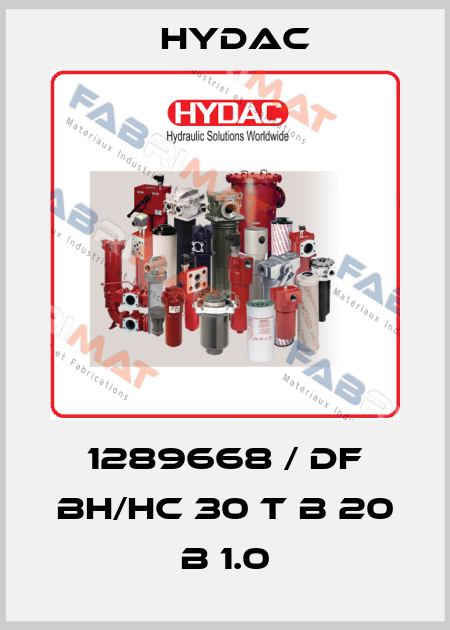 1289668 / DF BH/HC 30 T B 20 B 1.0 Hydac