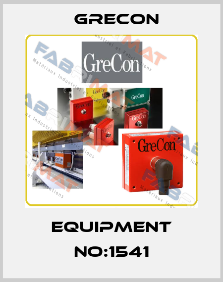 Equipment No:1541 Grecon
