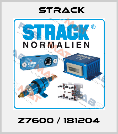 Z7600 / 181204 Strack