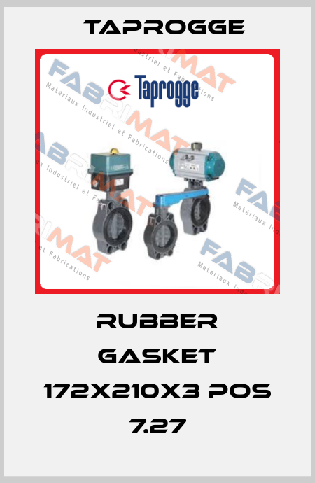 Rubber Gasket 172x210x3 Pos 7.27 Taprogge