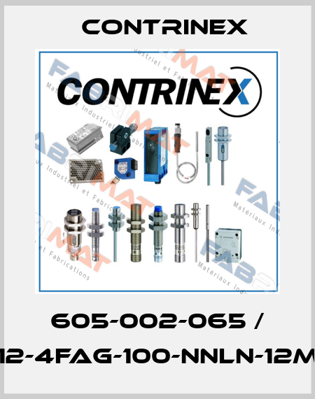 605-002-065 / S12-4FAG-100-NNLN-12MG Contrinex