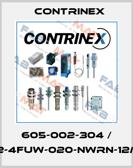 605-002-304 / S12-4FUW-020-NWRN-12MG Contrinex