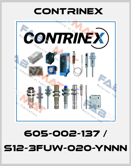 605-002-137 / S12-3FUW-020-YNNN Contrinex