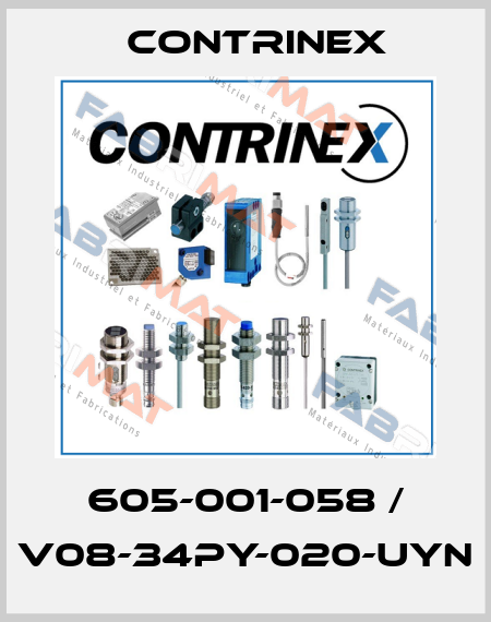 605-001-058 / V08-34PY-020-UYN Contrinex