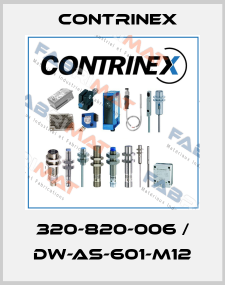 320-820-006 / DW-AS-601-M12 Contrinex