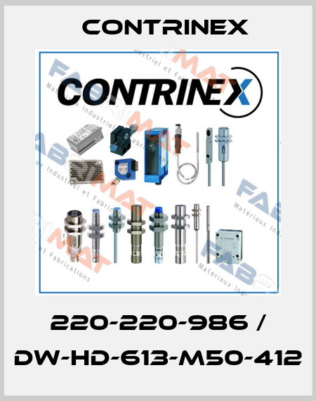 220-220-986 / DW-HD-613-M50-412 Contrinex