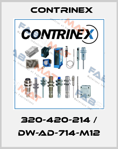 320-420-214 / DW-AD-714-M12 Contrinex