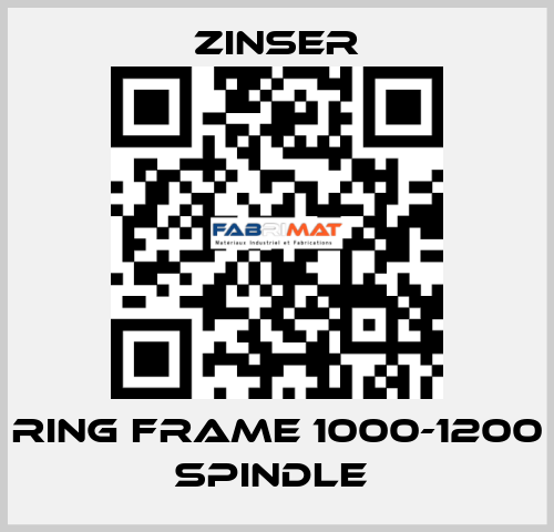 RING FRAME 1000-1200 SPINDLE  Zinser