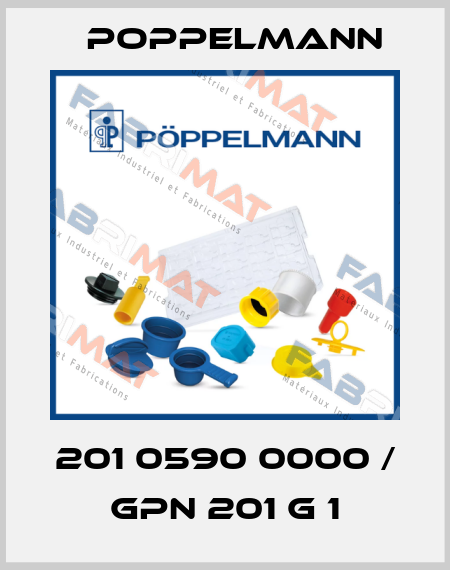 201 0590 0000 / GPN 201 G 1 Poppelmann