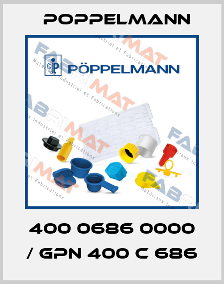 400 0686 0000 / GPN 400 C 686 Poppelmann