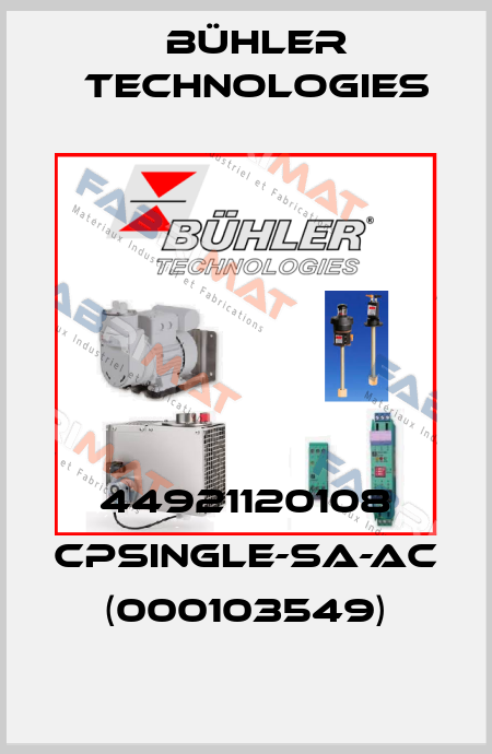 44921120108 CPsingle-SA-AC (000103549) Bühler Technologies