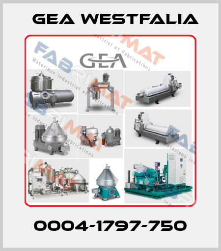 0004-1797-750 Gea Westfalia
