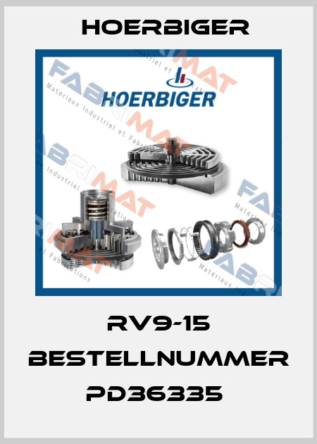 RV9-15 BESTELLNUMMER PD36335  Hoerbiger