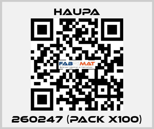 260247 (pack x100) Haupa