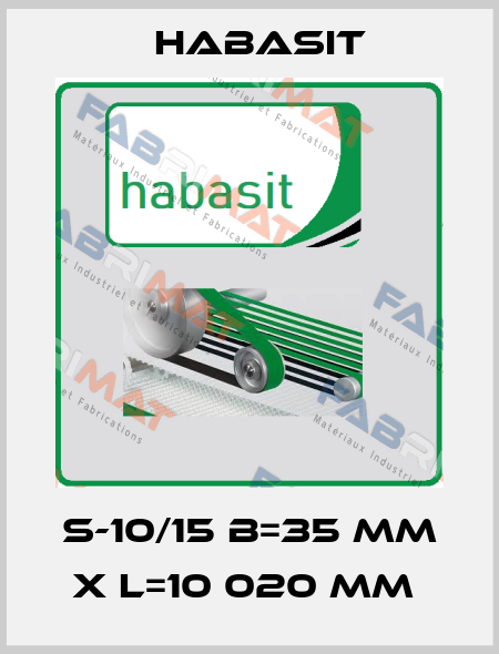 S-10/15 B=35 MM X L=10 020 MM  Habasit