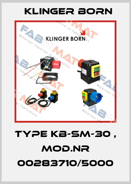 Type KB-SM-30 , Mod.Nr 00283710/5000 Klinger Born