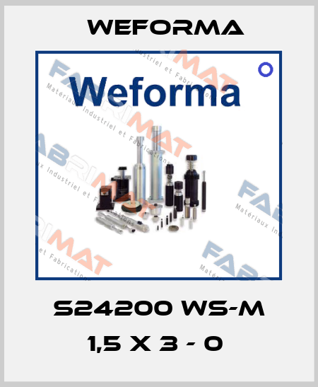 S24200 WS-M 1,5 X 3 - 0  Weforma