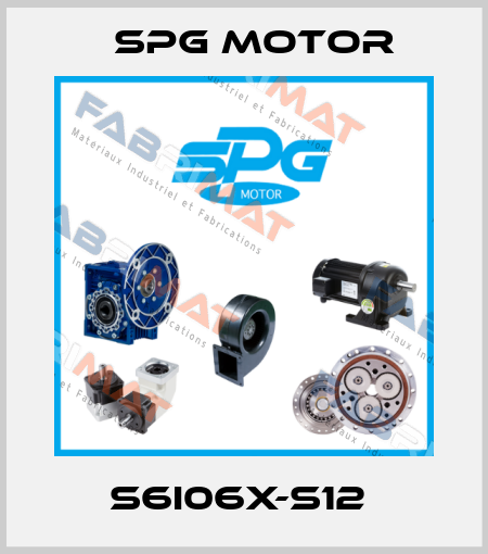 S6I06X-S12  Spg Motor