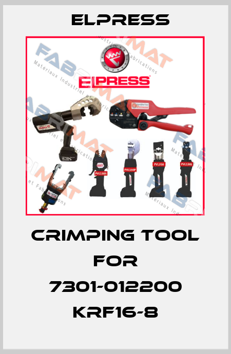 Crimping tool for 7301-012200 KRF16-8 Elpress