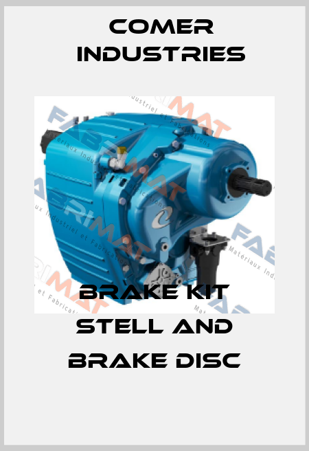 Brake kit Stell and Brake disc Comer Industries