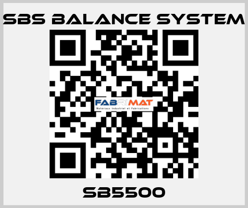 SB5500 SBS BALANCE SYSTEM