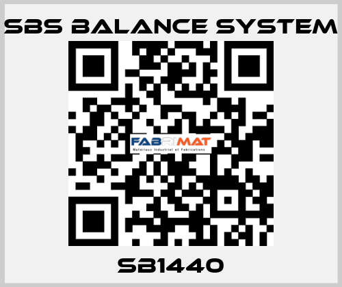 SB1440 SBS BALANCE SYSTEM