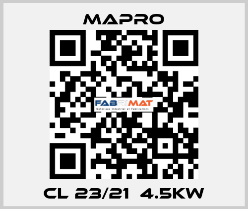 CL 23/21  4.5KW Mapro