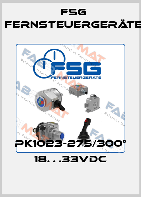 PK1023-275/300° 18…33VDC FSG Fernsteuergeräte