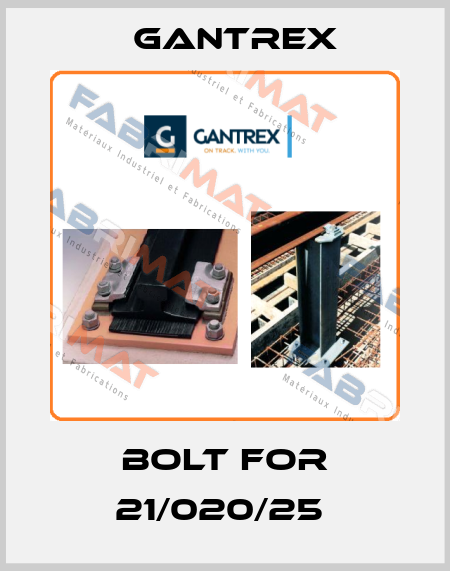 bolt for 21/020/25  Gantrex