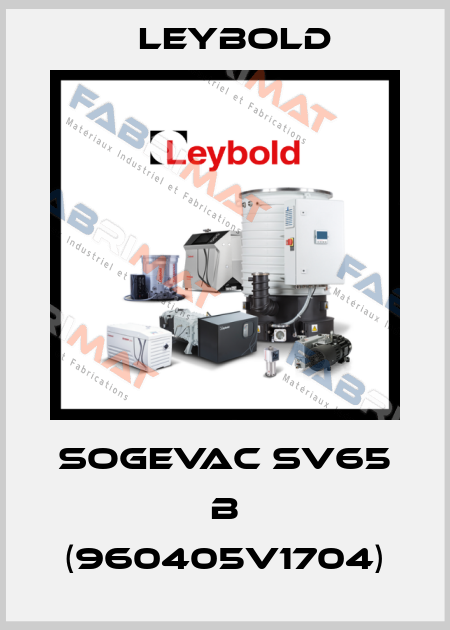 SOGEVAC SV65 B (960405V1704) Leybold