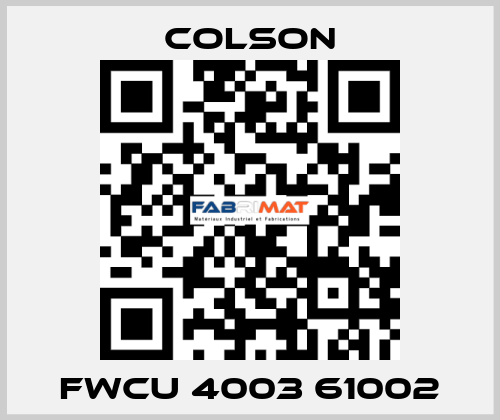 FWCU 4003 61002 Colson