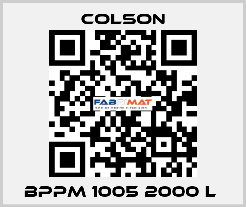 BPPM 1005 2000 L  Colson