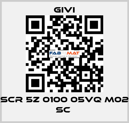 SCR 5Z 0100 05VQ M02 SC  Givi