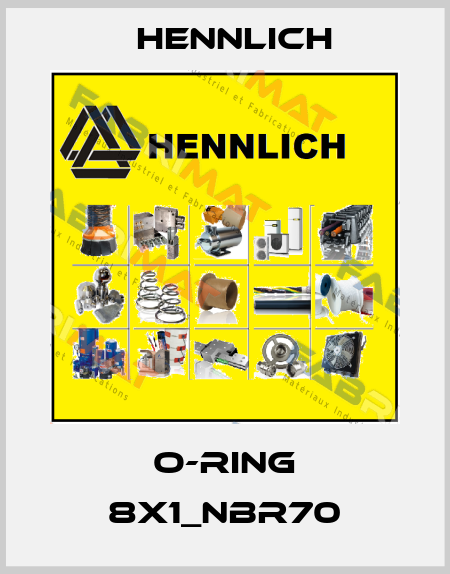 O-RING 8x1_NBR70 Hennlich
