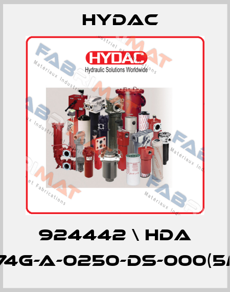 924442 \ HDA 474G-A-0250-DS-000(5m) Hydac