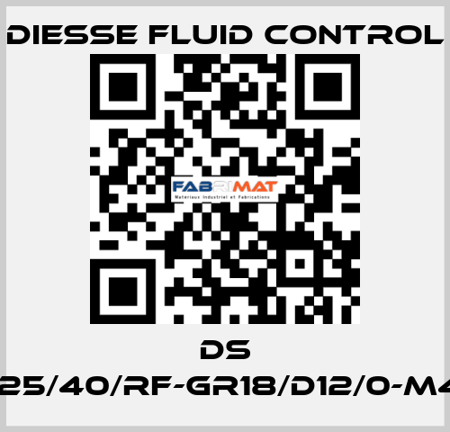 DS LG-RBR17-25/40/RF-GR18/D12/0-M420-CS/CS DIESSE Fluid Control