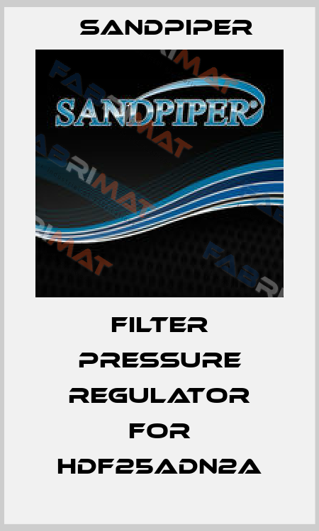 Filter pressure regulator for HDF25ADN2A Sandpiper