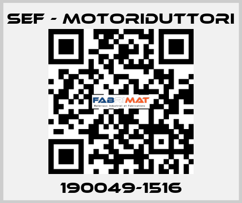 190049-1516 SEF - MOTORIDUTTORI