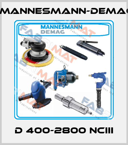 D 400-2800 NCIII Mannesmann-Demag