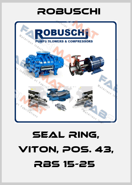 SEAL RING, VITON, POS. 43, RBS 15-25  Robuschi