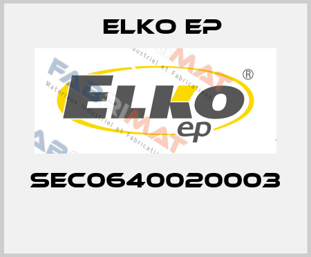SEC0640020003  Elko EP