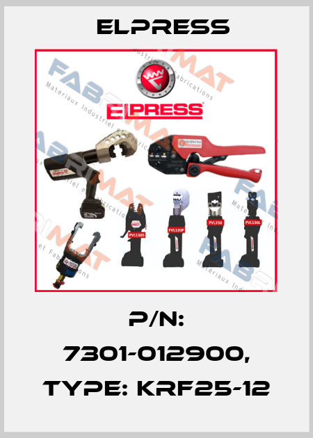 p/n: 7301-012900, Type: KRF25-12 Elpress