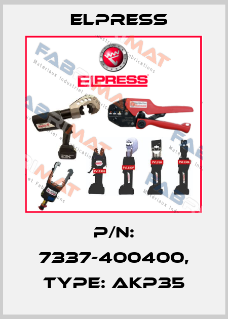 p/n: 7337-400400, Type: AKP35 Elpress