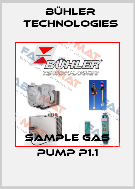 Sample Gas Pump P1.1 Bühler Technologies