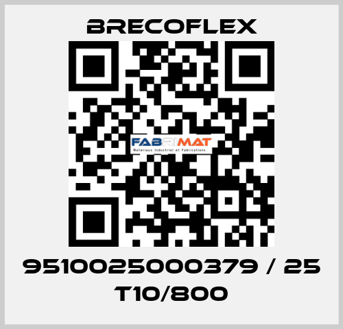 9510025000379 / 25 T10/800 Brecoflex