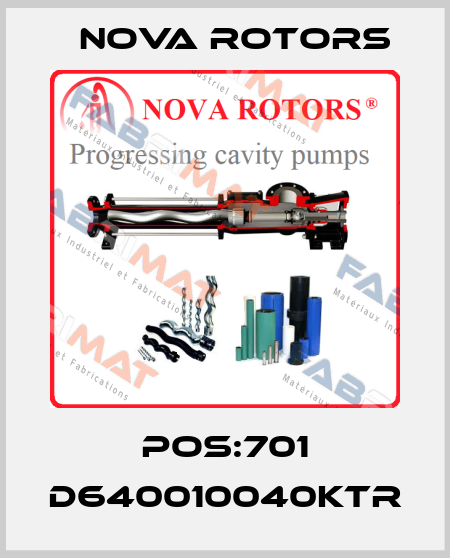 POS:701 D640010040KTR Nova Rotors