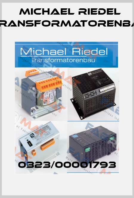 0323/00001793 Michael Riedel Transformatorenbau