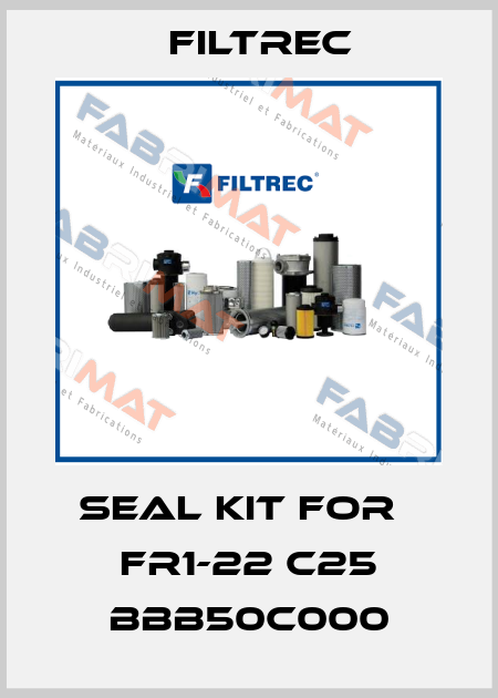 seal kit for   FR1-22 C25 BBB50C000 Filtrec