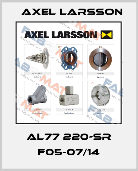 AL77 220-SR F05-07/14 AXEL LARSSON