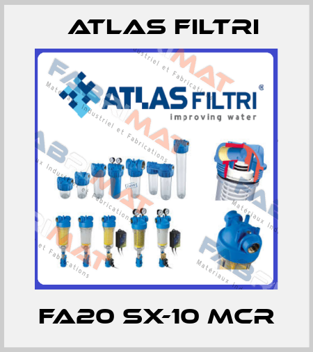 FA20 SX-10 MCR Atlas Filtri